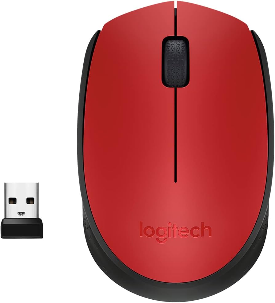 Logitech M171 Red Mouse