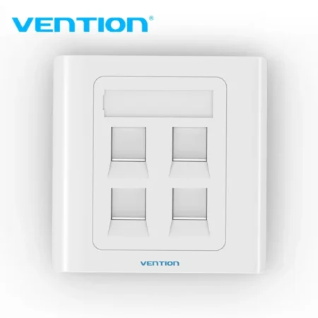 VENTION 4 Port wall faceplate white 86 Type