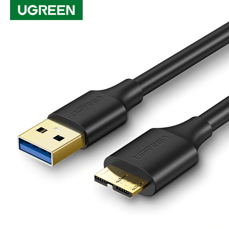 UGREEN USB-A 3.0 to Micro USB 3.0 Male 0.5m Black